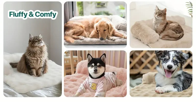 Waterproof Faux Fur Pet Rug