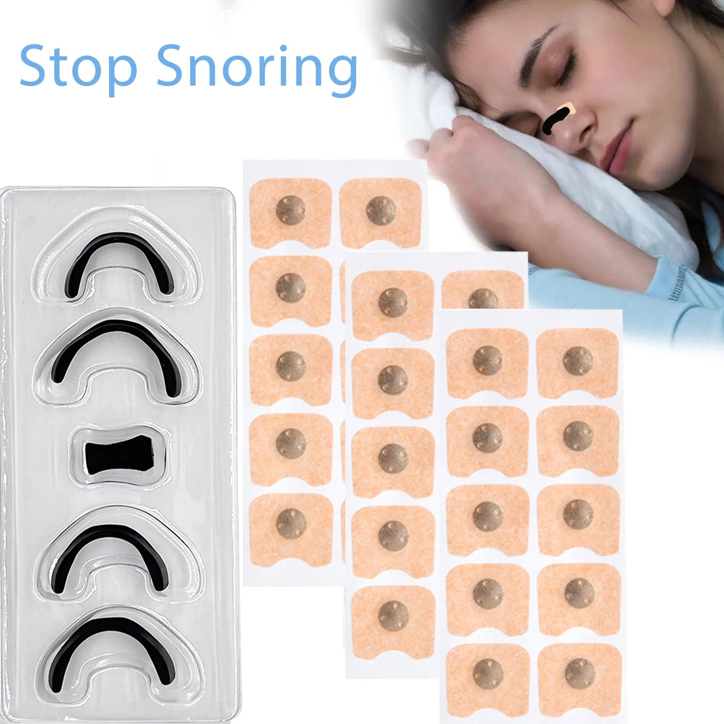 MaxFlow Magnetic Nasal Dilator: Anti-Snoring & Sports Airflow Kit - Refills