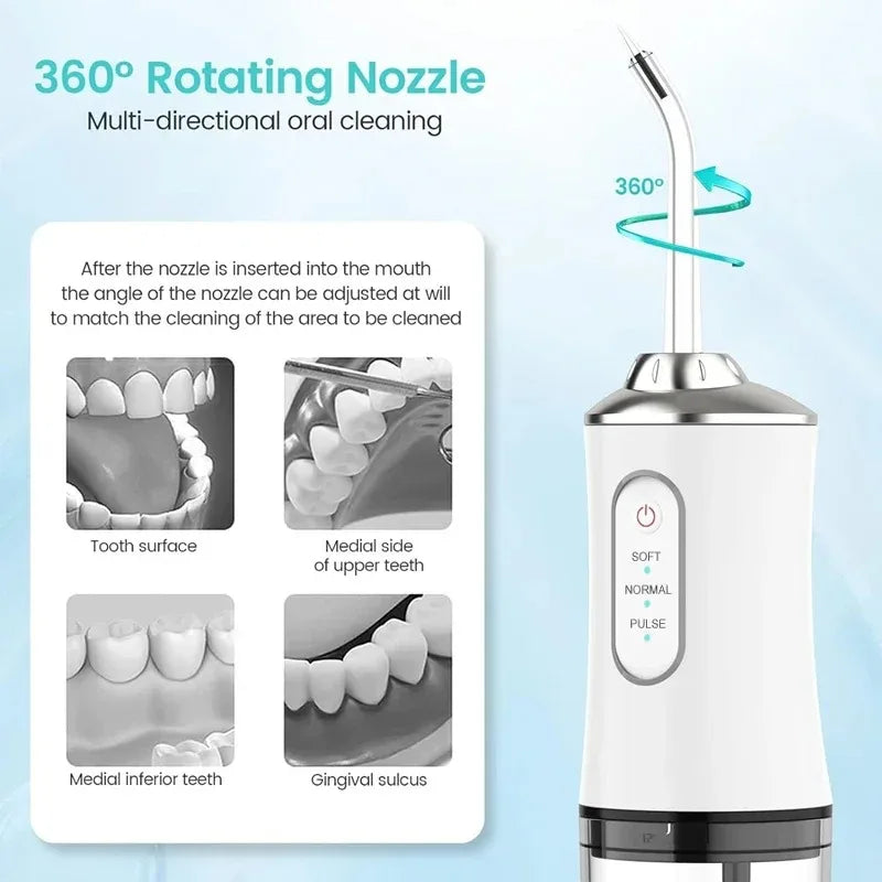 Rechargeable Cordless Teeth & Gum Water Flosser
