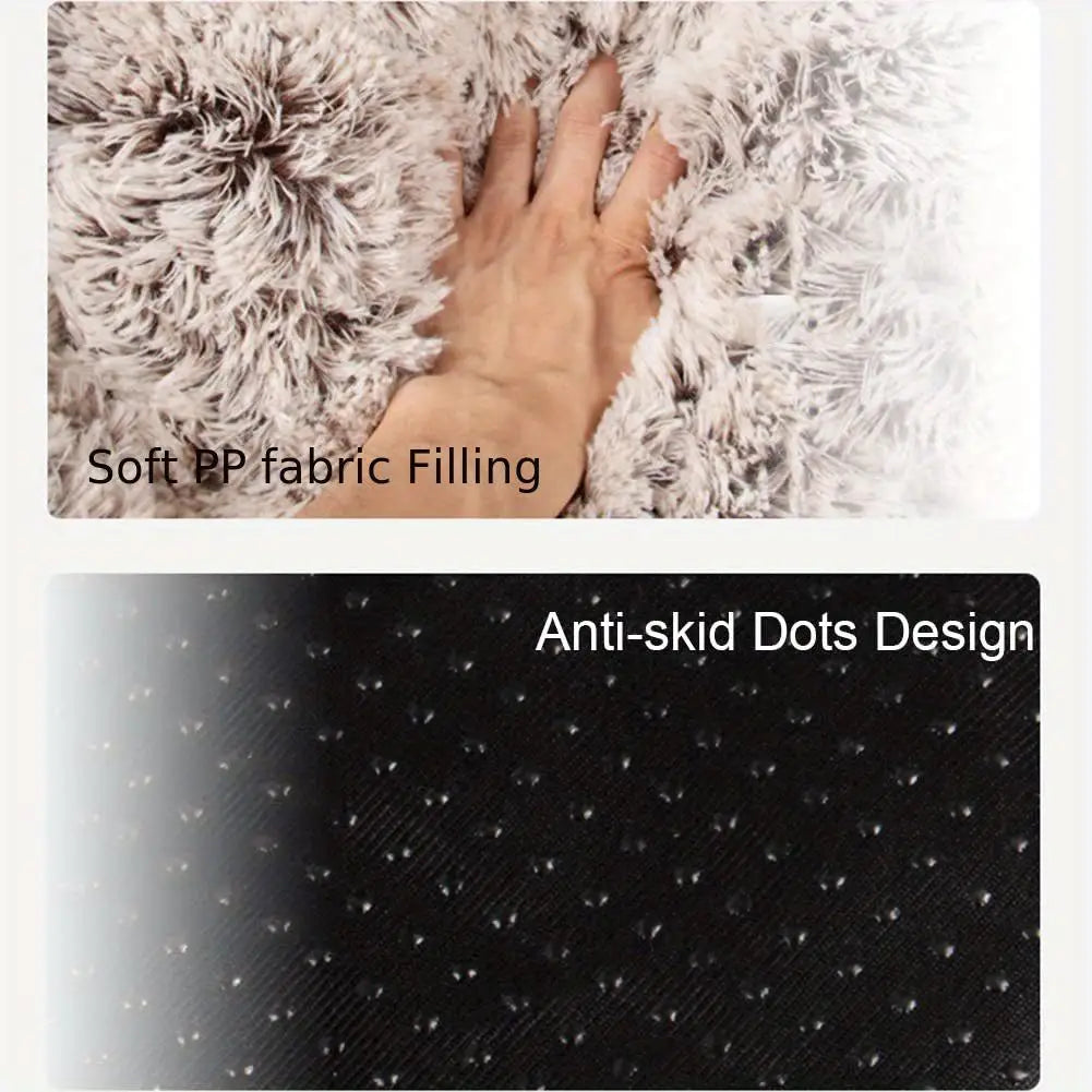 Luxury Claw Anti-Anxiety Plush Pet Bed