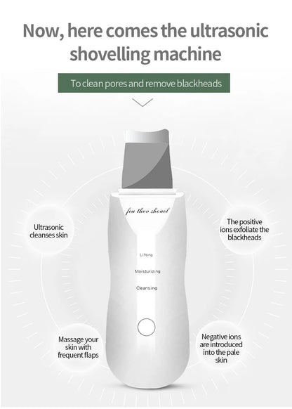 Ultrasonic Skin Deep Pore Vibrating Blackhead Scrubber