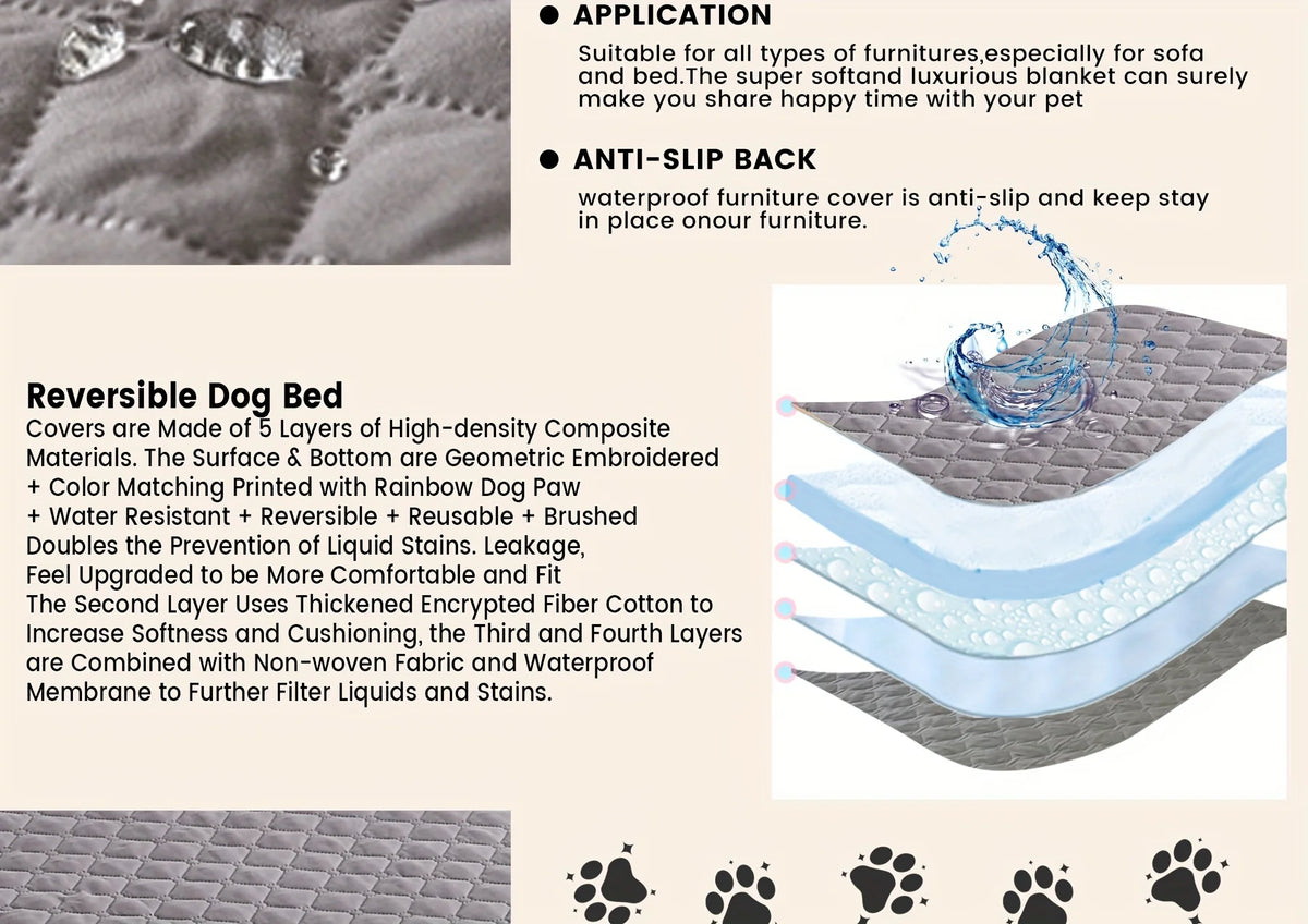 Waterproof Washable Pet Blanket