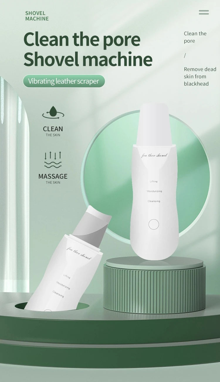 Ultrasonic Skin Deep Pore Vibrating Blackhead Scrubber