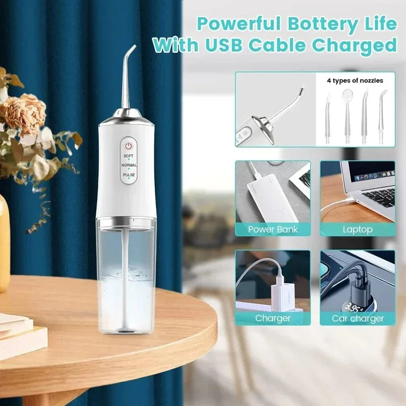 Rechargeable Cordless Teeth & Gum Water Flosser