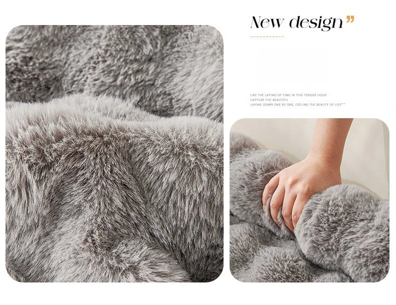 Waterproof Faux Fur Pet Rug