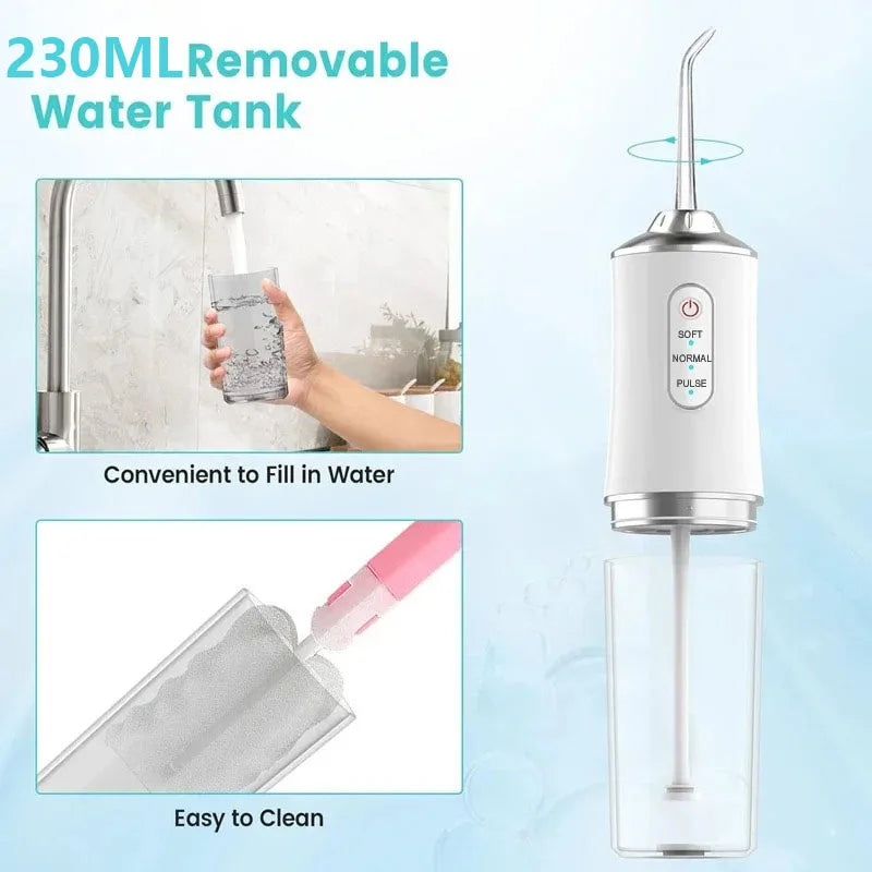 Rechargeable Cordless Teeth & Gum Water Flosser
