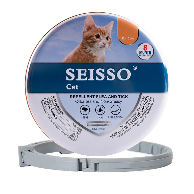 Seisso Dog & Cat Anti-Flea And Tick Collars - Waterproof