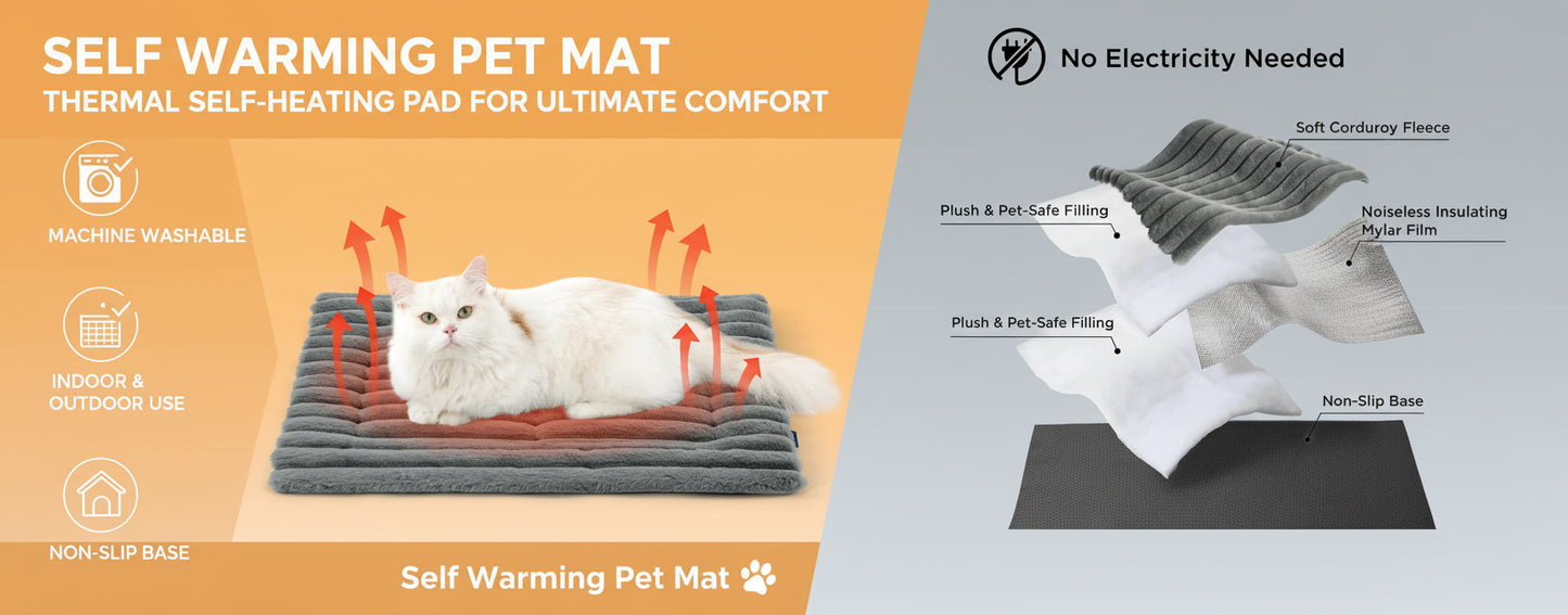 Thermal Self-Warming Pet Mat