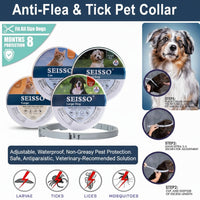 Seisso Dog & Cat Anti-Flea And Tick Collars - Waterproof