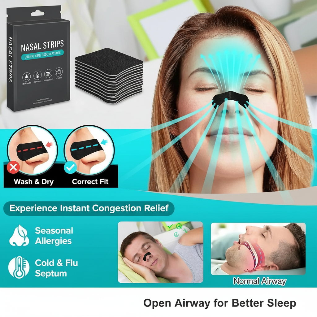 Anti-Snoring Nasal Strips - 30, 90 or 150 Pack