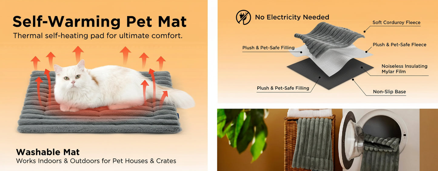 Thermal Self-Warming Pet Mat