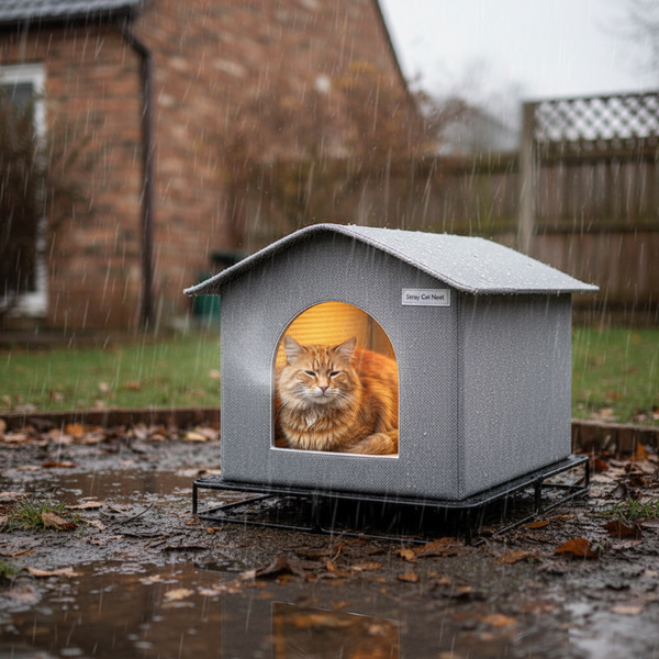 Insulated Cat House - Waterproof - Outdoor or Indoors