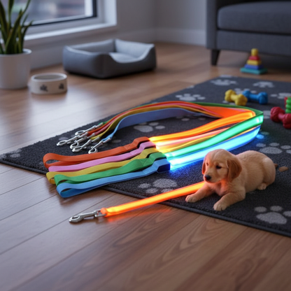 LED Luminous Light Up Dog Leash